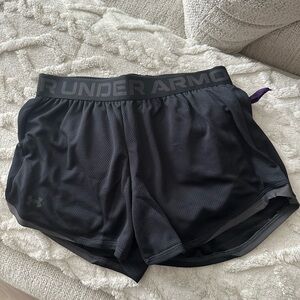 Under Armour Women's Charcoal Athletic Shorts